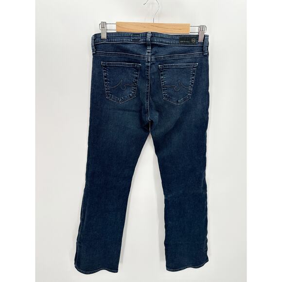 Adriano Goldschmied AG Dark Wash The Angelina Petite Boot Cut Denim Jeans 29R - Picture 2 of 9